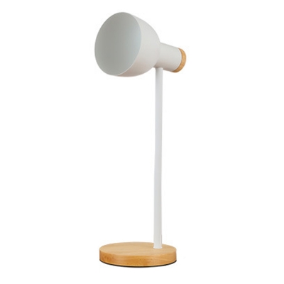 1 Light Contemporary Table Lamp Macaron Metal Shade Table Lamp