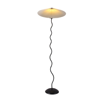 1-Light Floor Lamps Contemporary Style Cone Shape Metal Standing Light