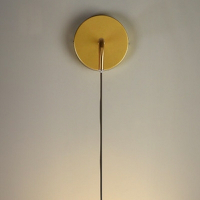 1-Light Sconce Lights Modernist Style Geometric Shape Metal Warm Light Wall Mount Lighting