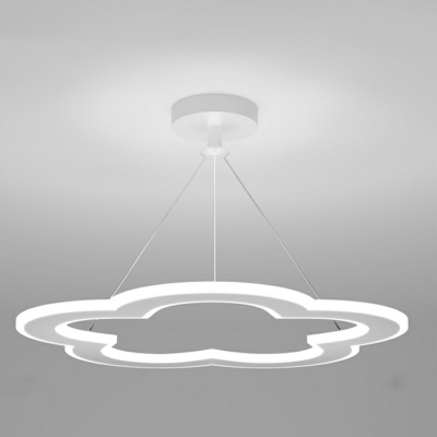 Contemporary Geometric Chandelier Light Fixture Acrylic Pendant Chandelier