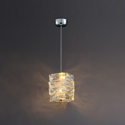 Cube Shape Ceiling Pendant Light LED Lighting Minimalism Suspension Pendant