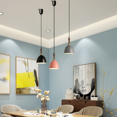 Macaron Hanging Pendant Lights Nordic Style Ceiling Pendant Lamp for Living Room