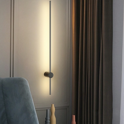 Modern Linear Wall Light Fixture Metal Sconces for Living Room
