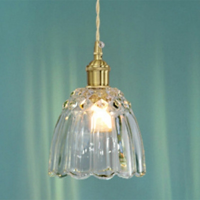 1-Light Pendant Light Fixture Minimalist Style Geometric Shape Metal Hanging Ceiling Lights