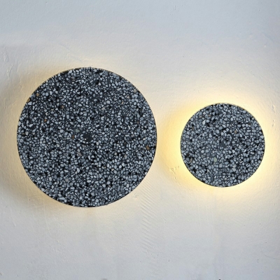 Contemporary Stone Wall Light Sconce LED Light for Living Room