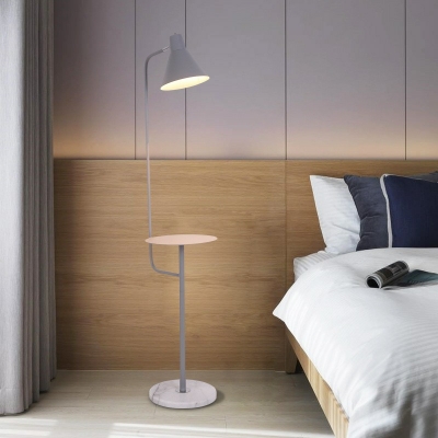 Contemporary Style Floor Lamp Macaron Metal Floor Lamp for Bedroom