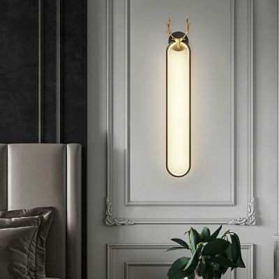 Contemporary Wall Light Fixture Metal Sconce for Bedroom