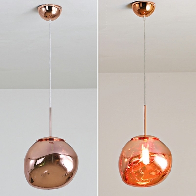 Glass Creative Hanging Light Fixtures Modern Suspension Pendant for Living Room