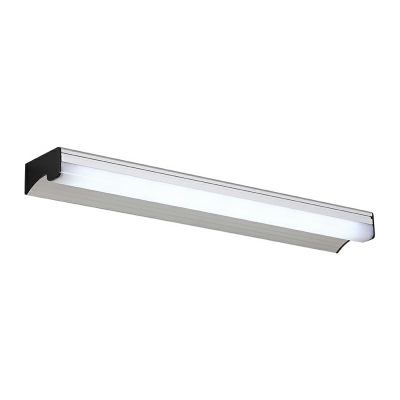 Industrial White Light Linear Vanity Light Fixtures Metal Acrylic Led Vanity Light Strip