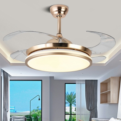 Minimalism Ceiling Fans Modern Chandelier Lighting Fixtures for Living Room