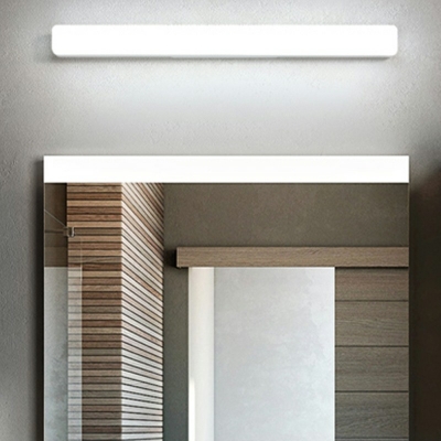 Minimalistic Linear Vanity Light Fixtures Metal and Acrylic Led Vanity Light Strip