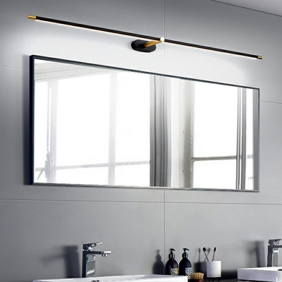 Minimalistic White Light Swing Arm Led Bathroom Lighting Metal Led Lights for Vanity Mirror