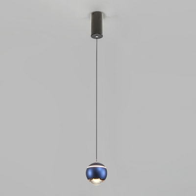 Simplicity Natural Light Spherical Hanging Ceiling Light Metallic Hanging Pendant Lights