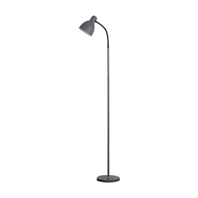 1-Light Stand Up Lamps Contemporary Style Dome Shape Metal Standing Floor Lamp