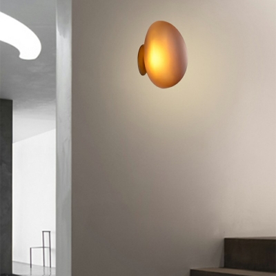 Contemporary Glass Wall Sconce Lights LED Lighting for Living Room