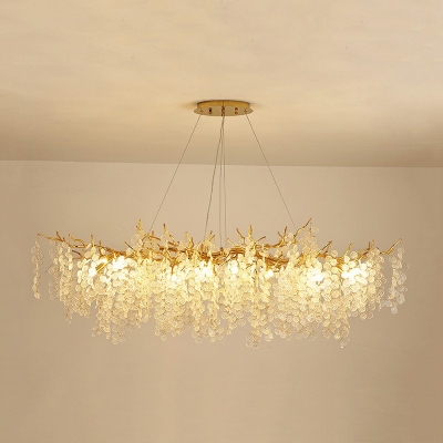 Tassel Modern Chandelier Lighting Fixtures Metal Ceiling Pendant Light for Living Room