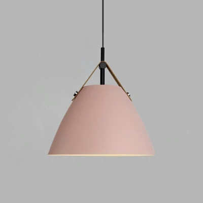 1-Light Hanging Ceiling Lights Contemporary Style Cone Shape Metal Pendant Lighting
