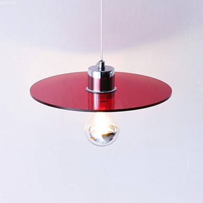 Contemporary Slim Hanging Pendant Lights Metal and Acrylic Hanging Pendant Light