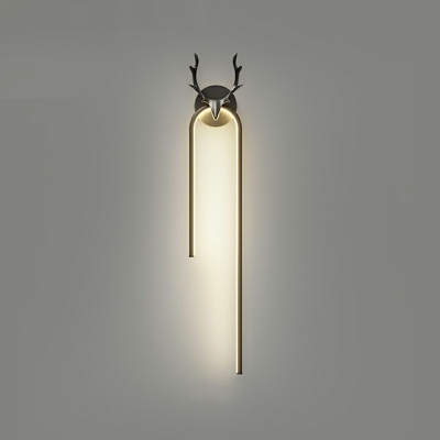 Contemporary Wall Light Fixture Metal Sconce for Bedroom
