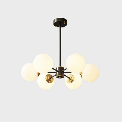 Pendant Lighting Modern Style Glass Hanging Lamps for Living Room