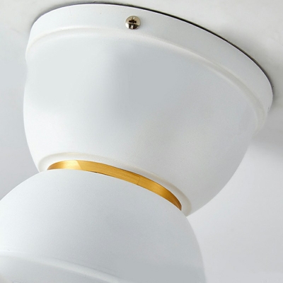 Semi Flush Mount Modern Style Acrylic Semi Flush Fan Light for Living Room