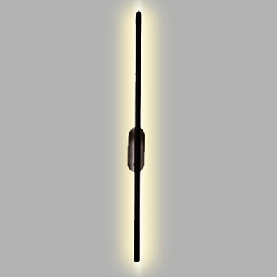 Simple Warm Light Linear Vanity Light Fixtures Metal and Aluminum Led Vanity Light Strip