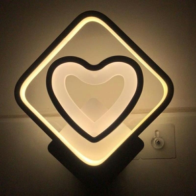 Wall Light Fixtures Rotatable Variable Color LED Living Room Sconce Light