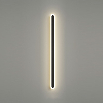 Contemporary Linear Wall Light Fixture Acrylic Sconce for Bedroom