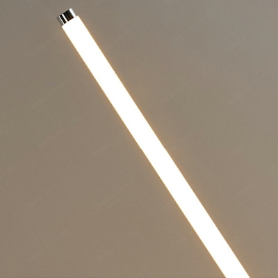 Contemporary Metallic Floor Lamp LED Lighting for Living Room