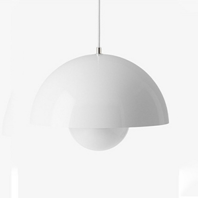 Dome Metal 1 Light Hanging Lamp Kit Modern Pendant Lighting Fixtures for Living Room