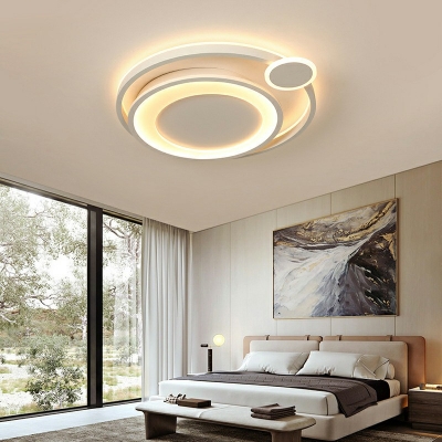 Flush-Mount Fixture Contemporary Style Acrylic Flush Light Fixtures for Living Room