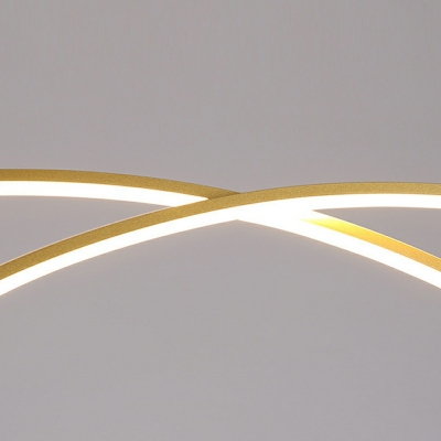 Linear Shape Island Lighting Fixtures Aluminum Contemporary Pendant Lights for Kitchen Island