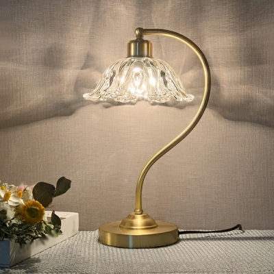 Modern Glass Table Lamps Bedside Reading and Bedroom Lamps