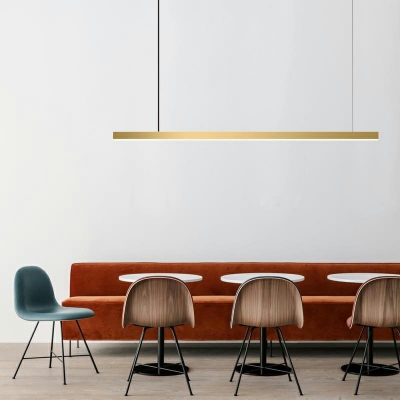 Modern Island Pendant Lights Linear Minimalism Chandelier Lighting for Living Room