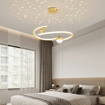 Pendant Lighting Modern Style Acrylic Hanging Lamps for Living Room