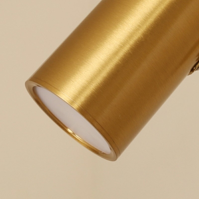 1-Light Sconce Light Fixture Minimalism Style Cylinder Shape Metal Wall Mounted Lights