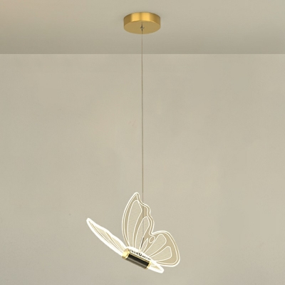 Contemporary Led Pendant Lighting Butterfly Chandelier for Dining Room