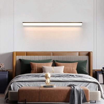 Contemporary Linear Wall Light Fixture LED Sconce for Bedroom and Living Room