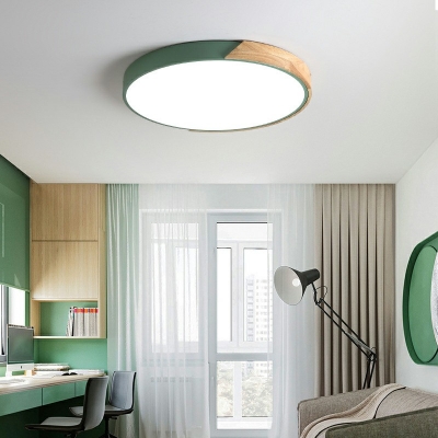 Flush Light Modern Style Acrylic Flush Mount Ceiling Lighting Fixture for Living Room