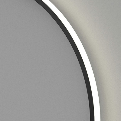 Modern Circular Wall Sconce Lighting Metal and Rubber Wall Mounted Light Fixture