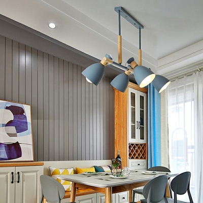Modern Island Chandelier Lights Nordic Style Macaron Hanging Ceiling Light for Dinning Room