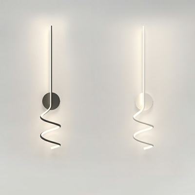 Modern Thin-Line Wall Light Fixture metal Sconces for  Living Room