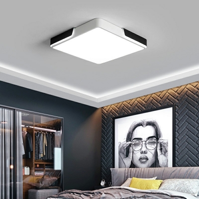 Nordic Style Semi Flush Ceiling Light Fixtures Modern Minimalism for Bedroom