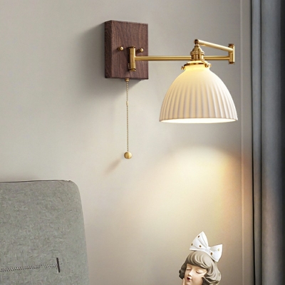1-Light Sconce Lights Contemporary Style Geometric Shape Metal Wall Mounted Light Fixture