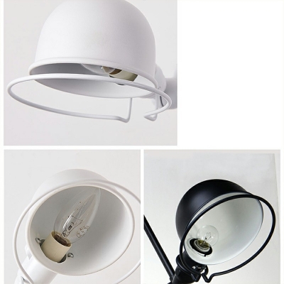 1-Light Sconce Lights Modernist Style Dome Shape Metal Wall Mounted Light