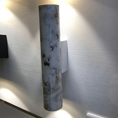2-Light Sconce Lights Modernist Style Cylinder Shape Metal Wall Mounted Light