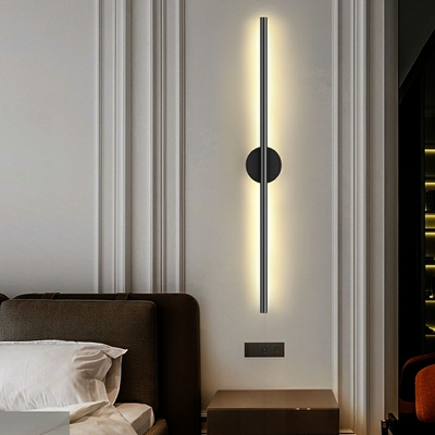 Contemporary Linear Wall Light Fixture Acrylic Sconce for Living Room