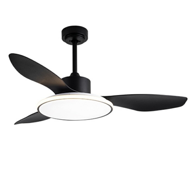 Contemporary Acrylic Ceiling Fan Light for Living Room and Bedroom