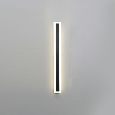 Contemporary Thin-Line Wall Sconce Lighting Metal Sconce for Bedroom