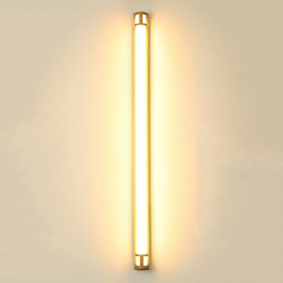 Modern Linear Wall Mounted Light Fixture Metal Sconce for Bedroom